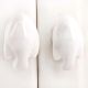 White Fish Ceramic Knob